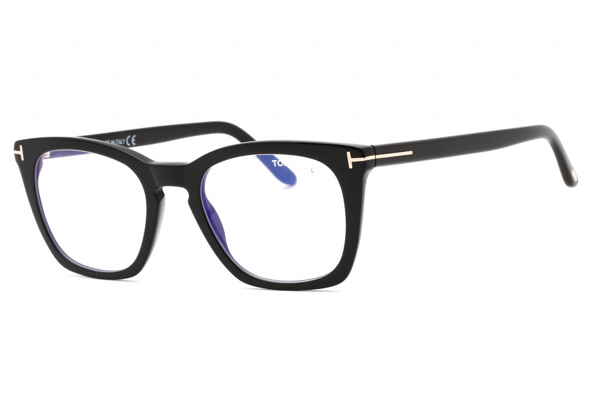 Tom Ford FT5736-B-001 Shiny black Rectangular Eyeglasses 50mm