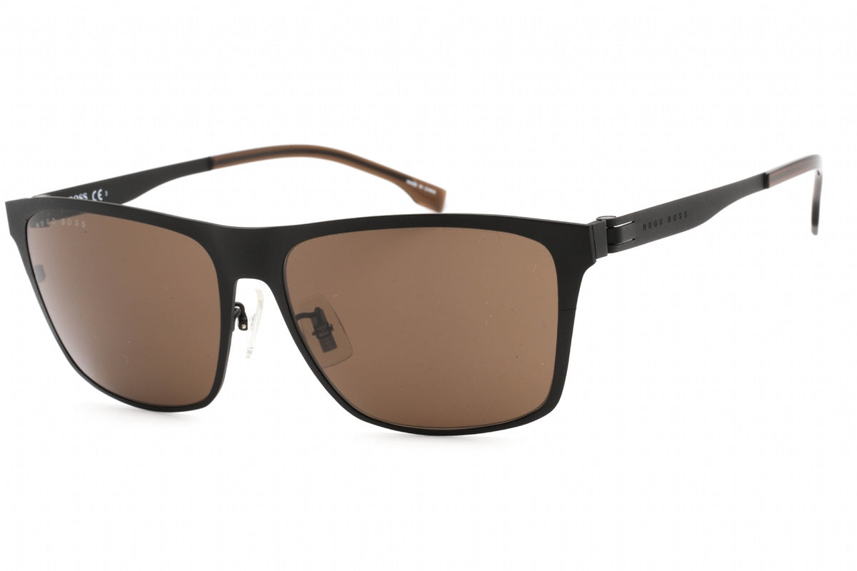 Hugo Boss BOSS 1410/F/S-003 Matte Black Rectangular Sunglasses 60mm