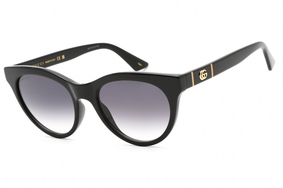 Gucci GG0763S-001 Black Cat eye Sunglasses 53mm Sunglasses