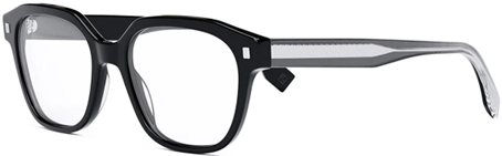 Fendi FE50048I-001-53 mm New Eyeglasses