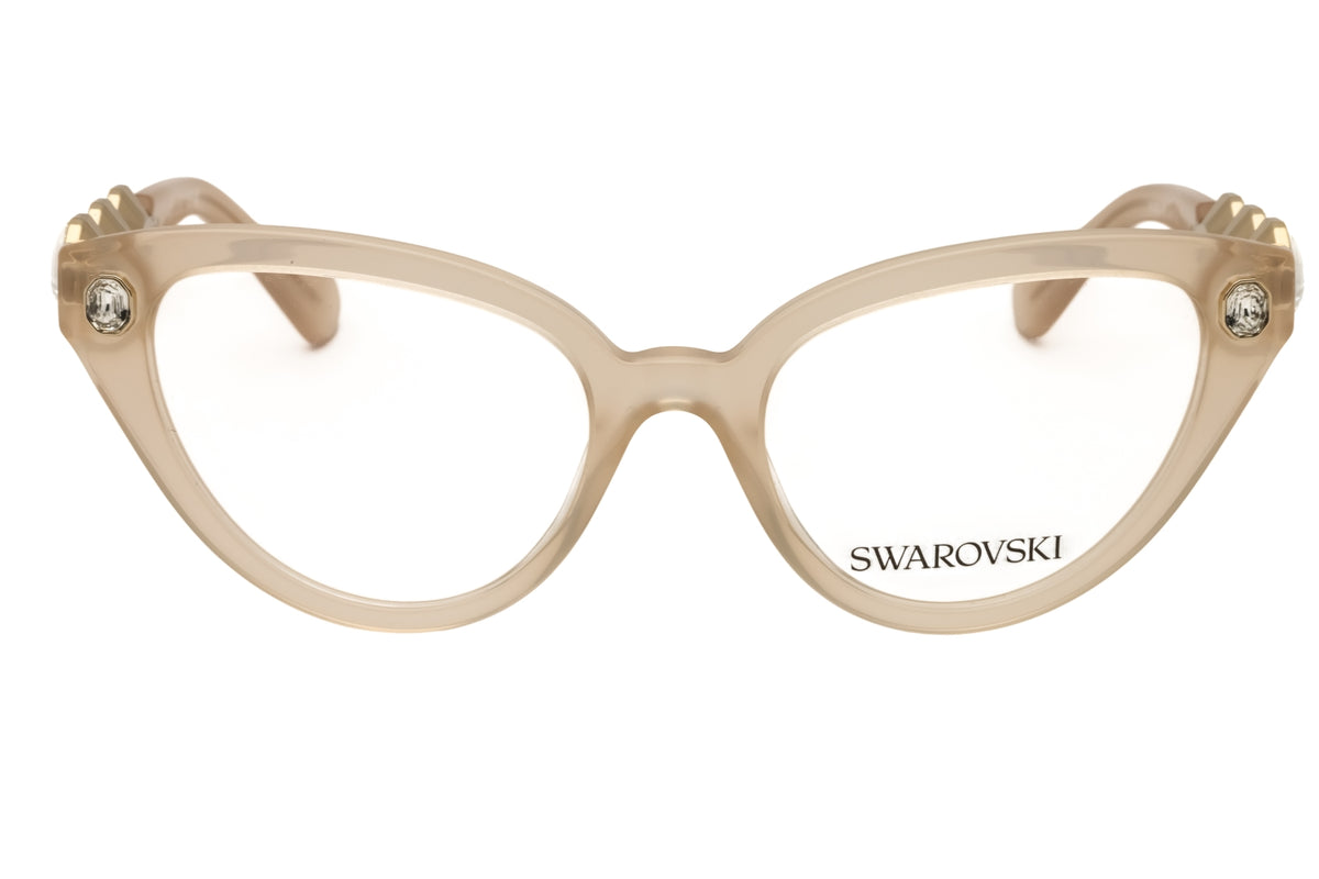 Swarovski 0SK2028-1066 Milky Beige Cat eye Eyeglasses 53mm Eyeglasses