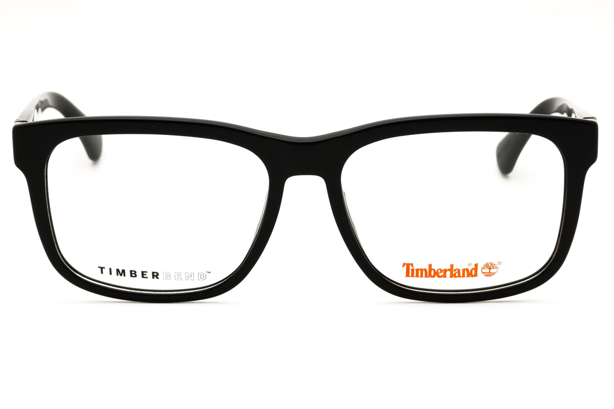Timberland TB50073-001 shiny black Rectangular Eyeglasses 60mm Eyeglasses