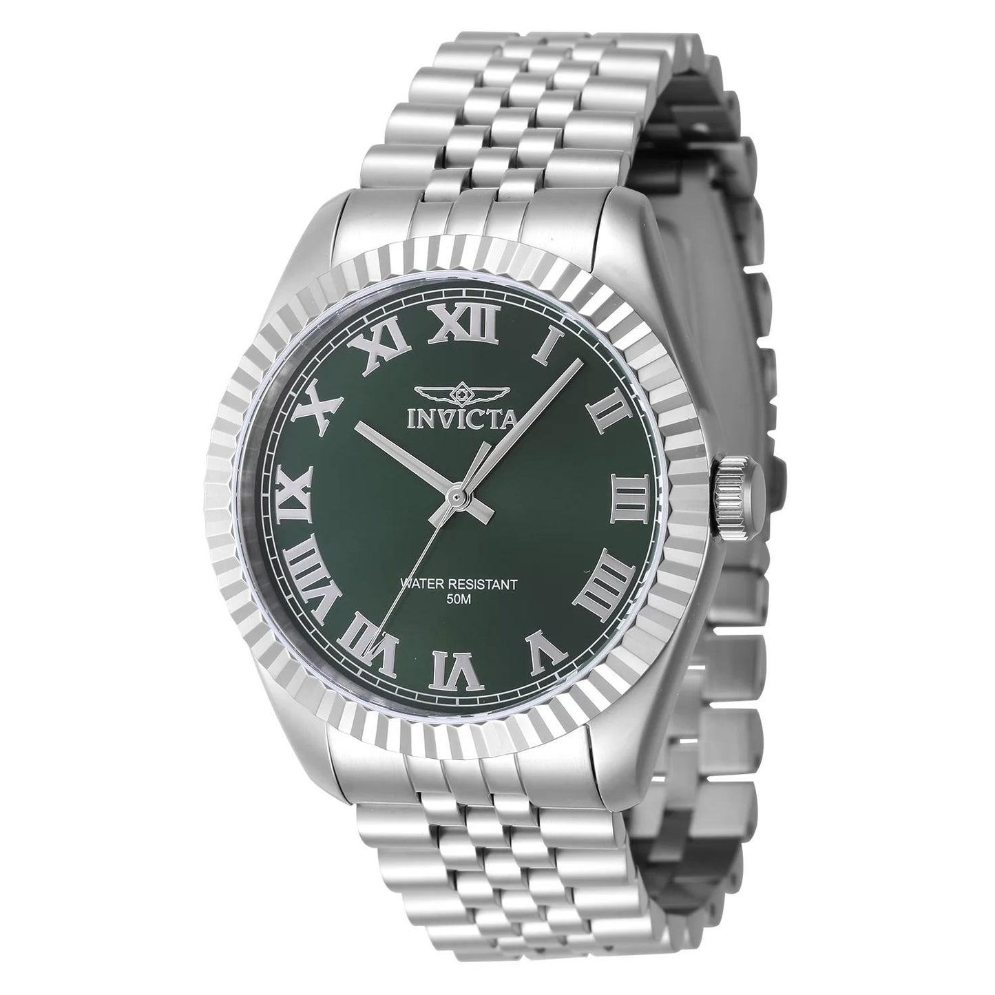 Invicta 47398 47398 Watch - Green Dial Stainless Steel Band