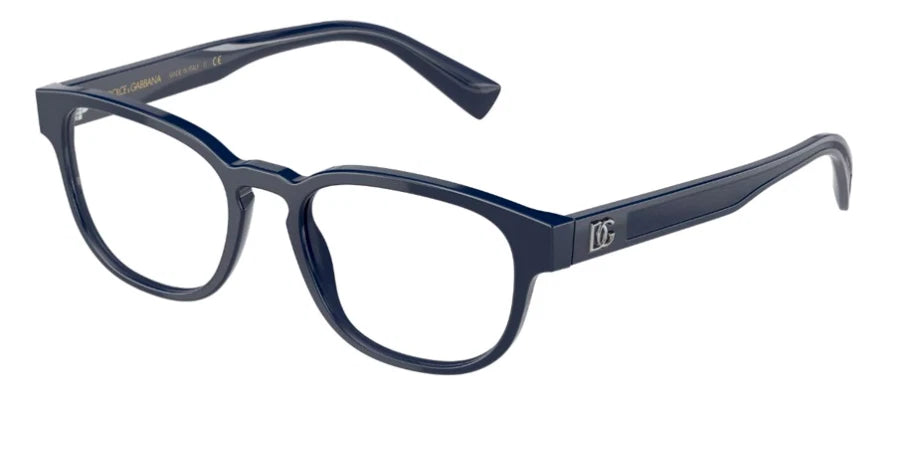 Dolce Gabbana 0DG3340-3280-53 Blue Pilot EYEGLASSES 0mm Eyeglasses