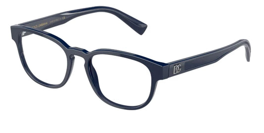 Dolce Gabbana 0DG3340-3280-53 Blue Pilot EYEGLASSES 0mm Eyeglasses