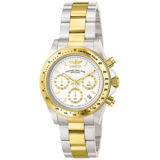 Invicta 9212 watch with white dial and stainless steel band