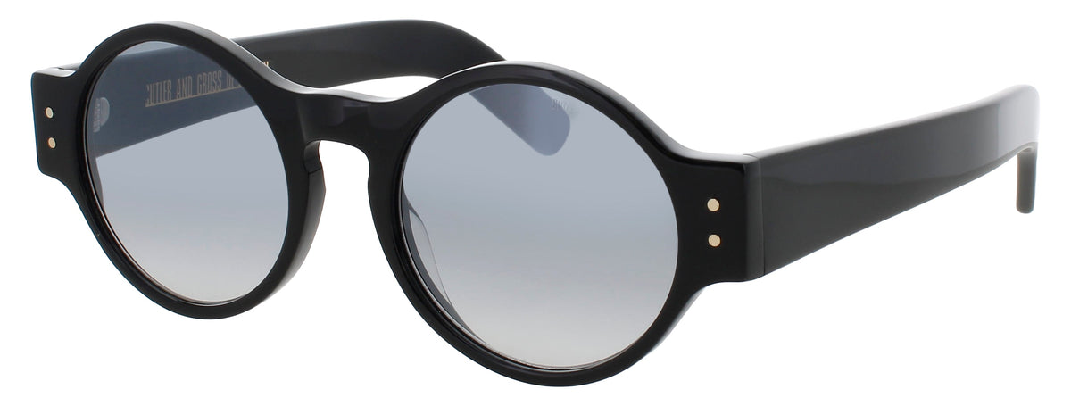 Cutler And Gross CGSN-1374-49-01 BLACK  Unisex Sunglasses 49mm Sunglasses