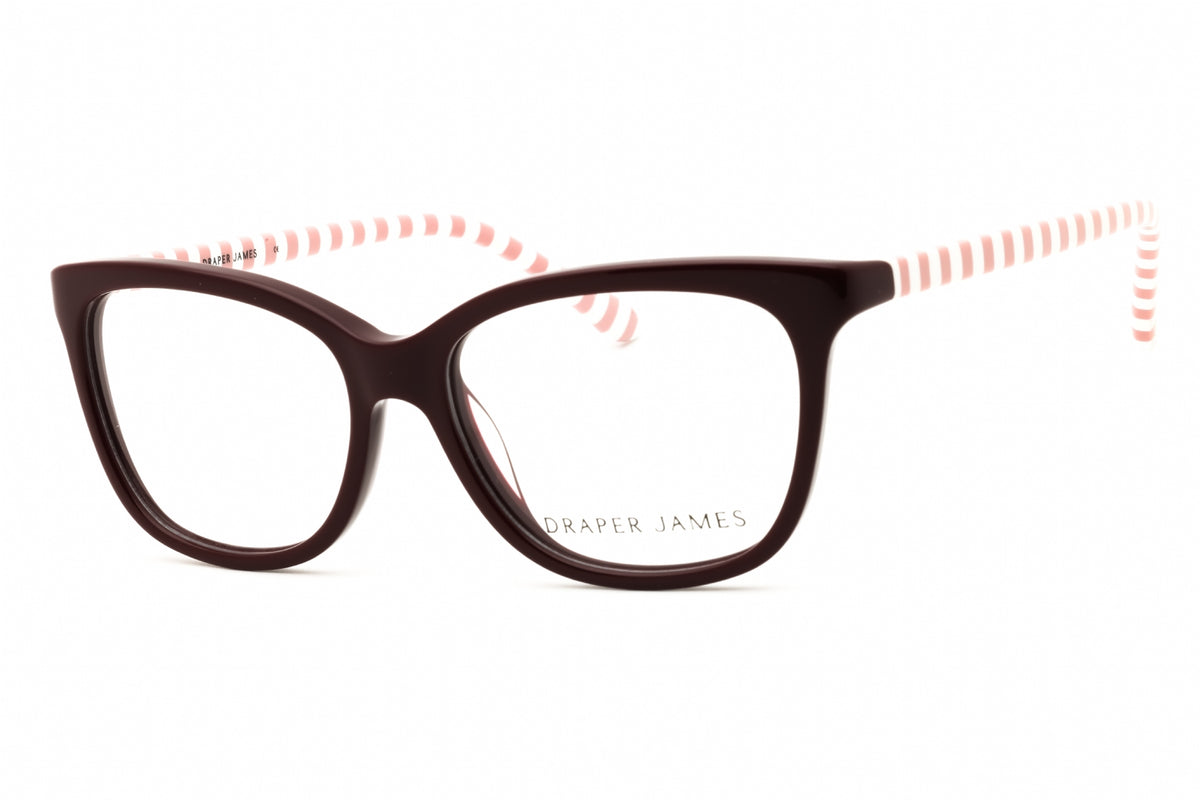 Draper James DJ5002-604 MERLOT Rectangular Eyeglasses 51mm Eyeglasses