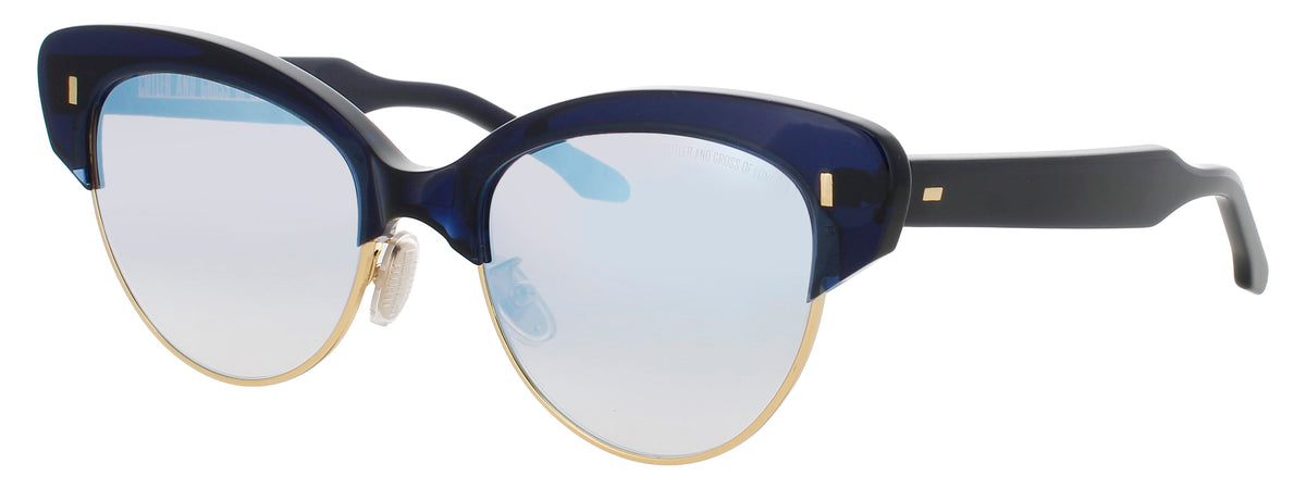 Cutler And Gross CGSN-1351-55-06 MIDNIGHT RAMBLER BLUE  Women's Sunglasses 55mm Sunglasses