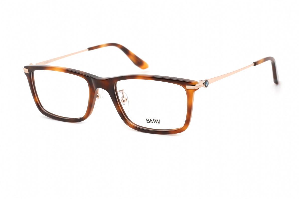 BMW BW5020-052 Dark Havana Rectangular Eyeglasses 56mm
