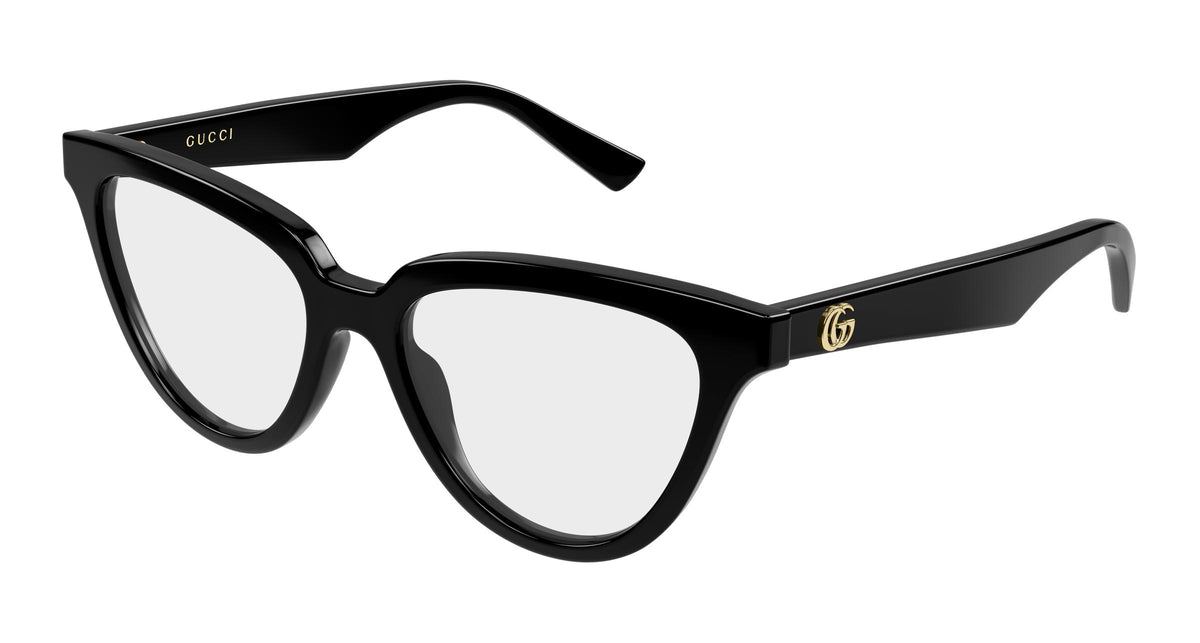 Gucci GG2179o-001 eyeglasses in black frame with clear lenses