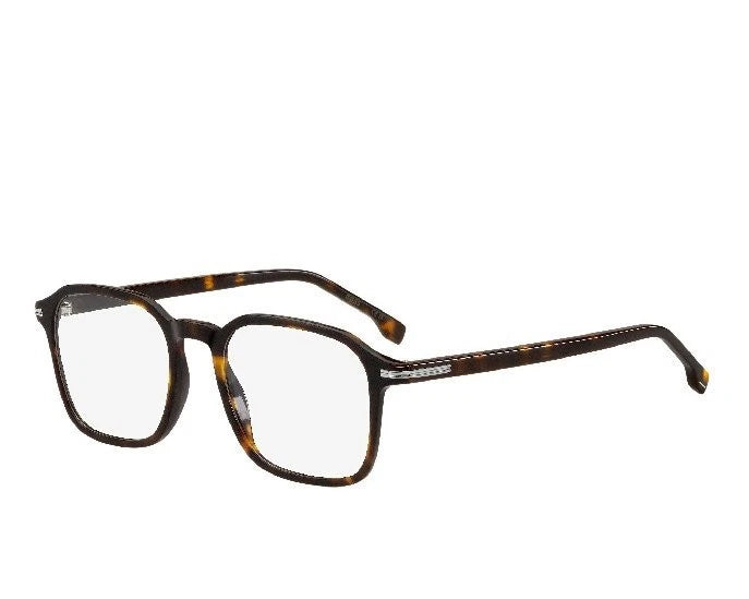 Hugo Boss BOSS1629-086-52 Havana Rectangle Eyeglasses 52mm Eyeglasses