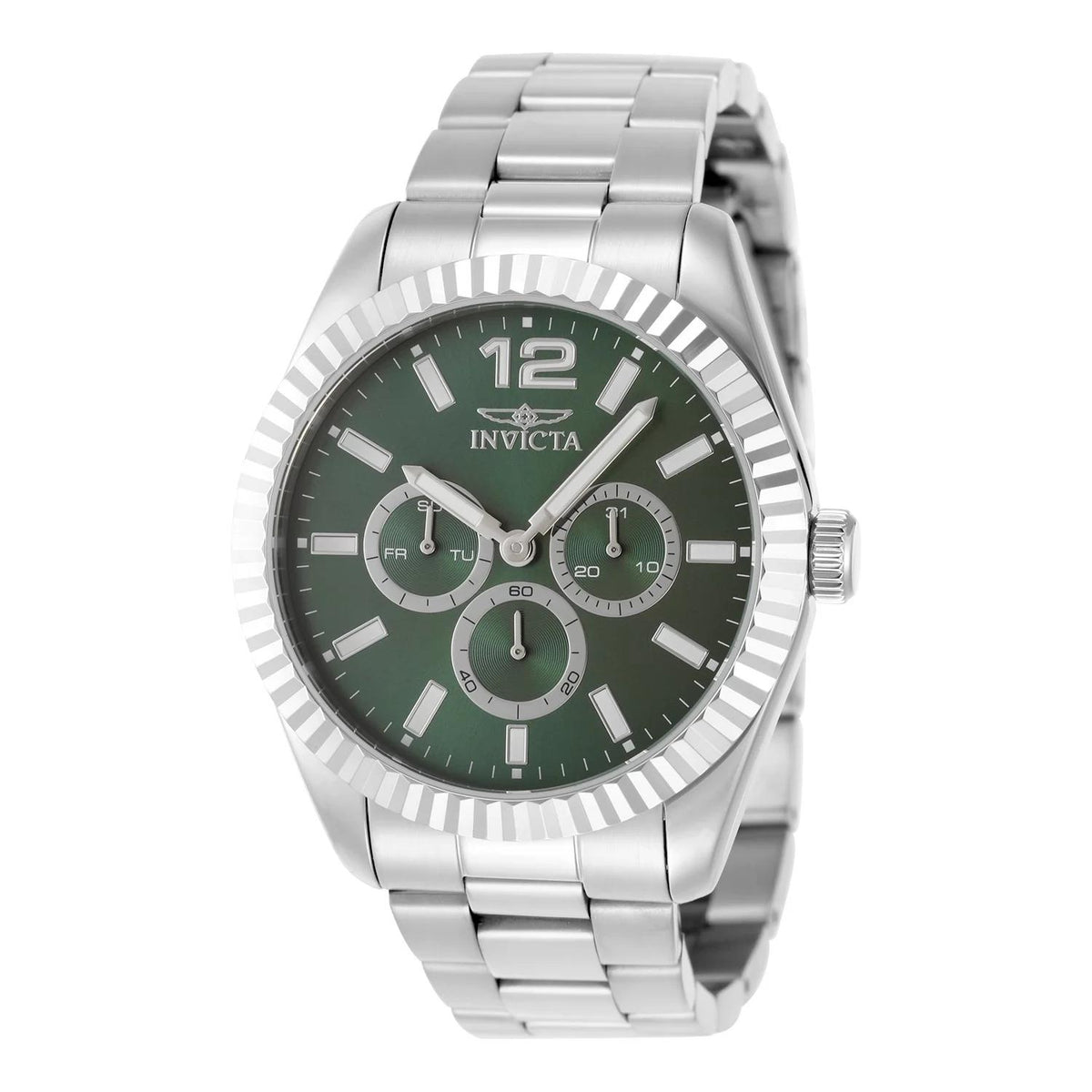 Invicta 49514 49514 Watch - Green Dial Stainless Steel Band