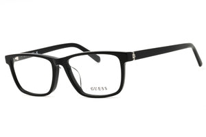 Guess GU50087-D-001 Shiny Black Rectangular Eyeglasses 55mm