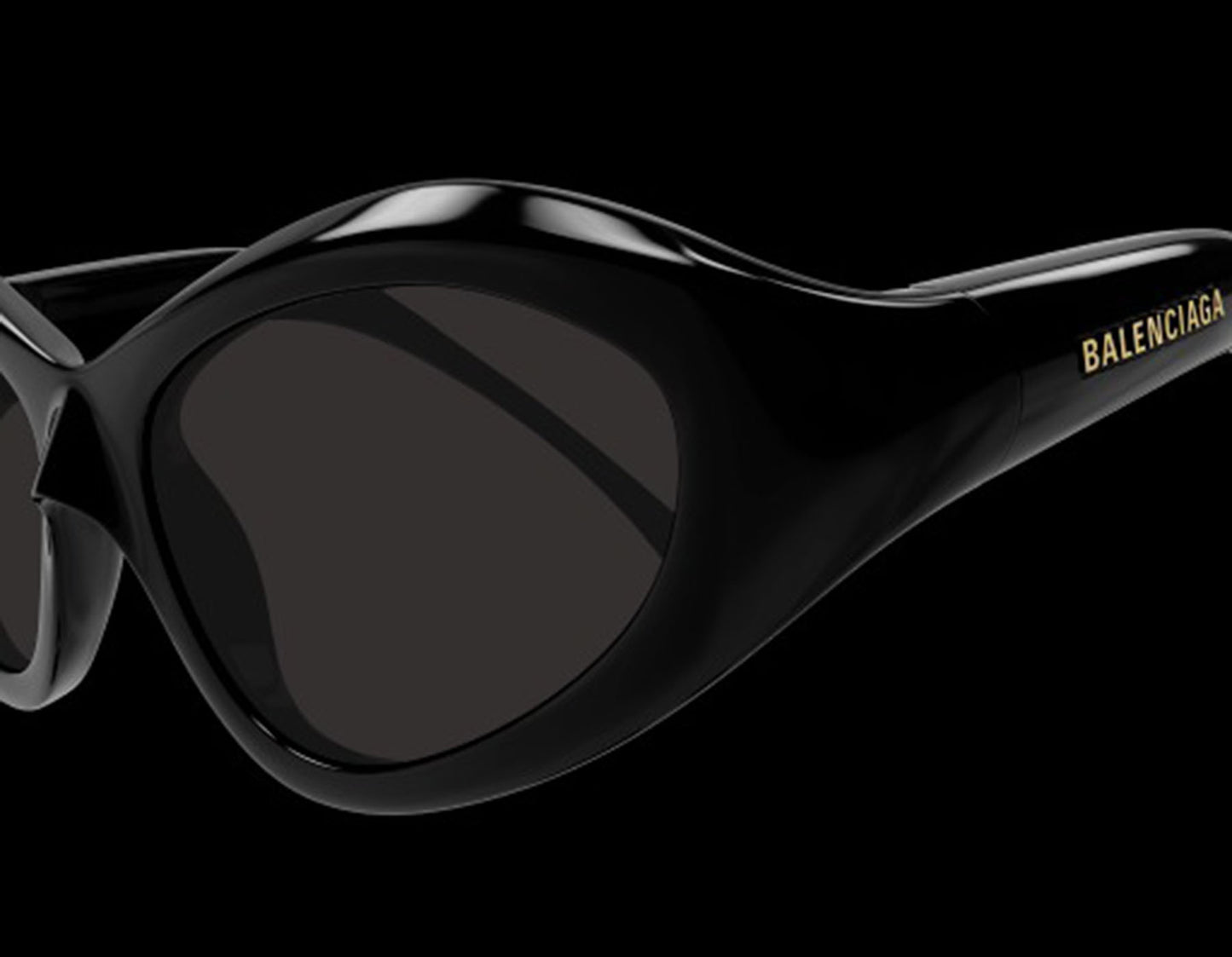 Balenciaga BB0386S-001 60mm New Sunglasses