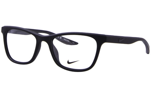 Nike NK7047-001 eyeglasses in black frame with clear lenses