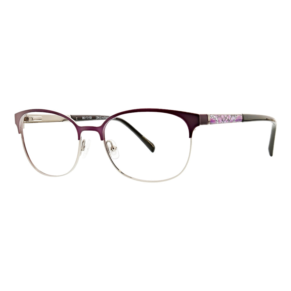 Vera Bradley Cleo Lilac Medallion 5217 52mm New Eyeglasses