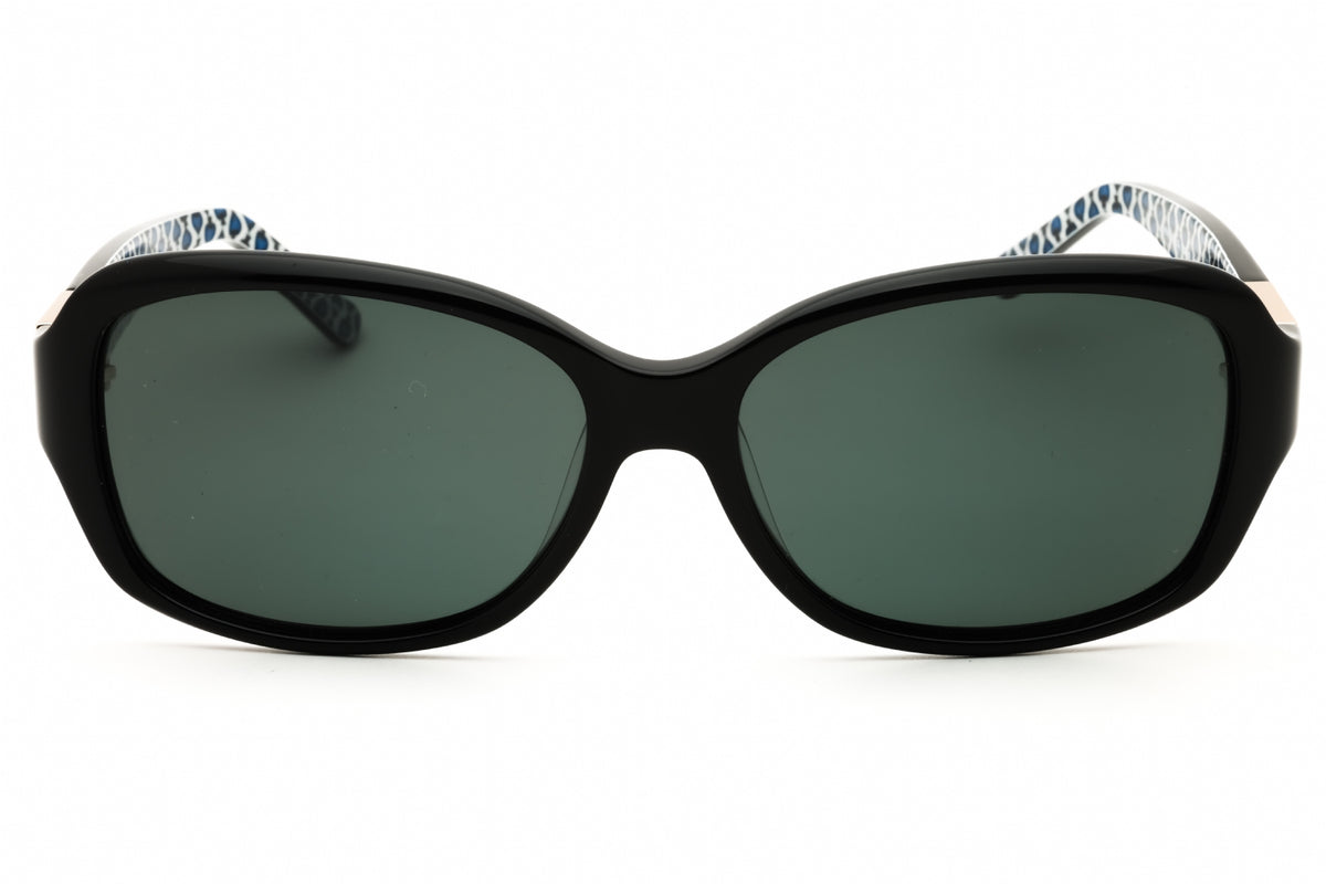 Kate Spade ANNIKA/P/S/US-0EDP M9 BLACK BLUES Rectangular Sunglasses 56mm Sunglasses