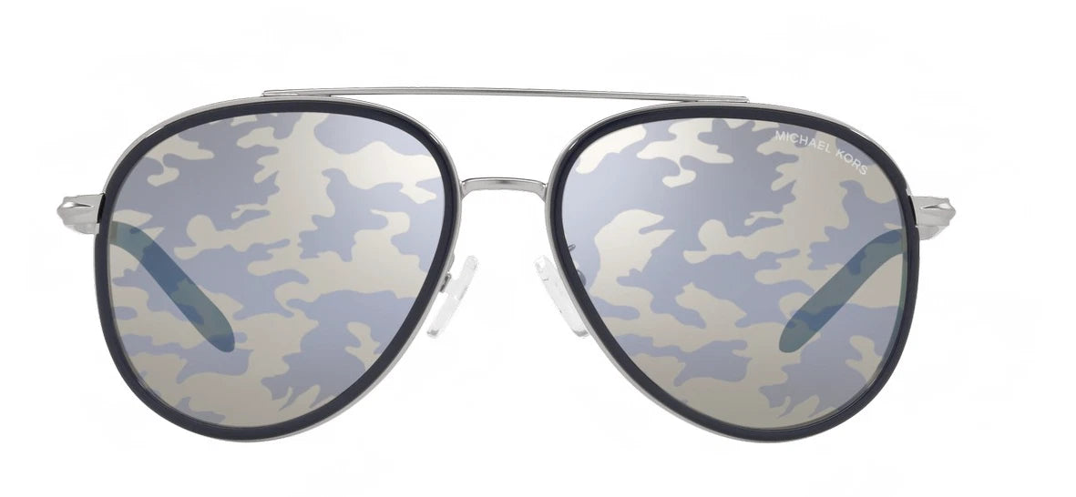 Michael Kors 0MK1104-1005-F-57 Silver Full Rim SUNGLASSES 57mm Sunglasses