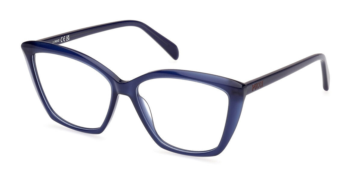 Emilio Pucci EP5248-55090 SHINY BLUE   55mm Eyeglasses