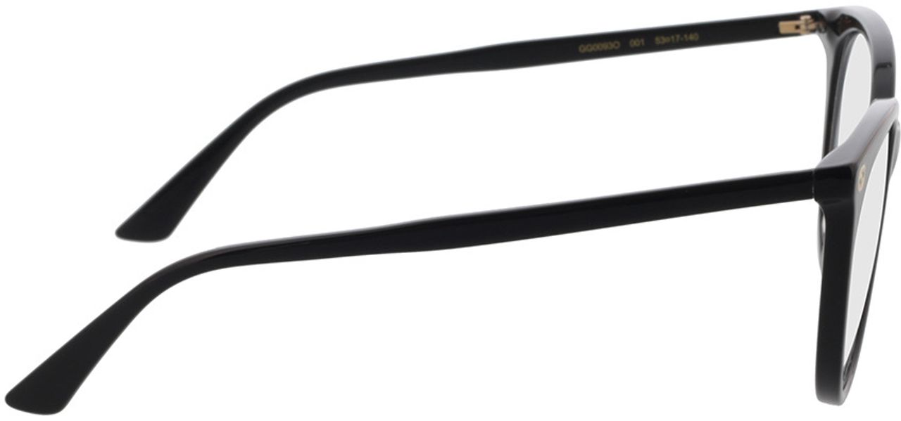 Gucci GG0093o-001 53mm New Eyeglasses