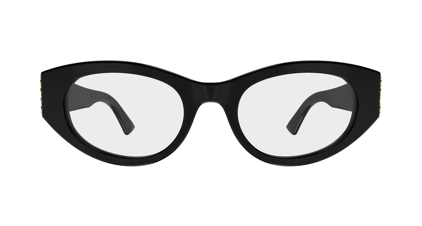 Gucci GG2041o-001 eyeglasses in black frame with clear lenses