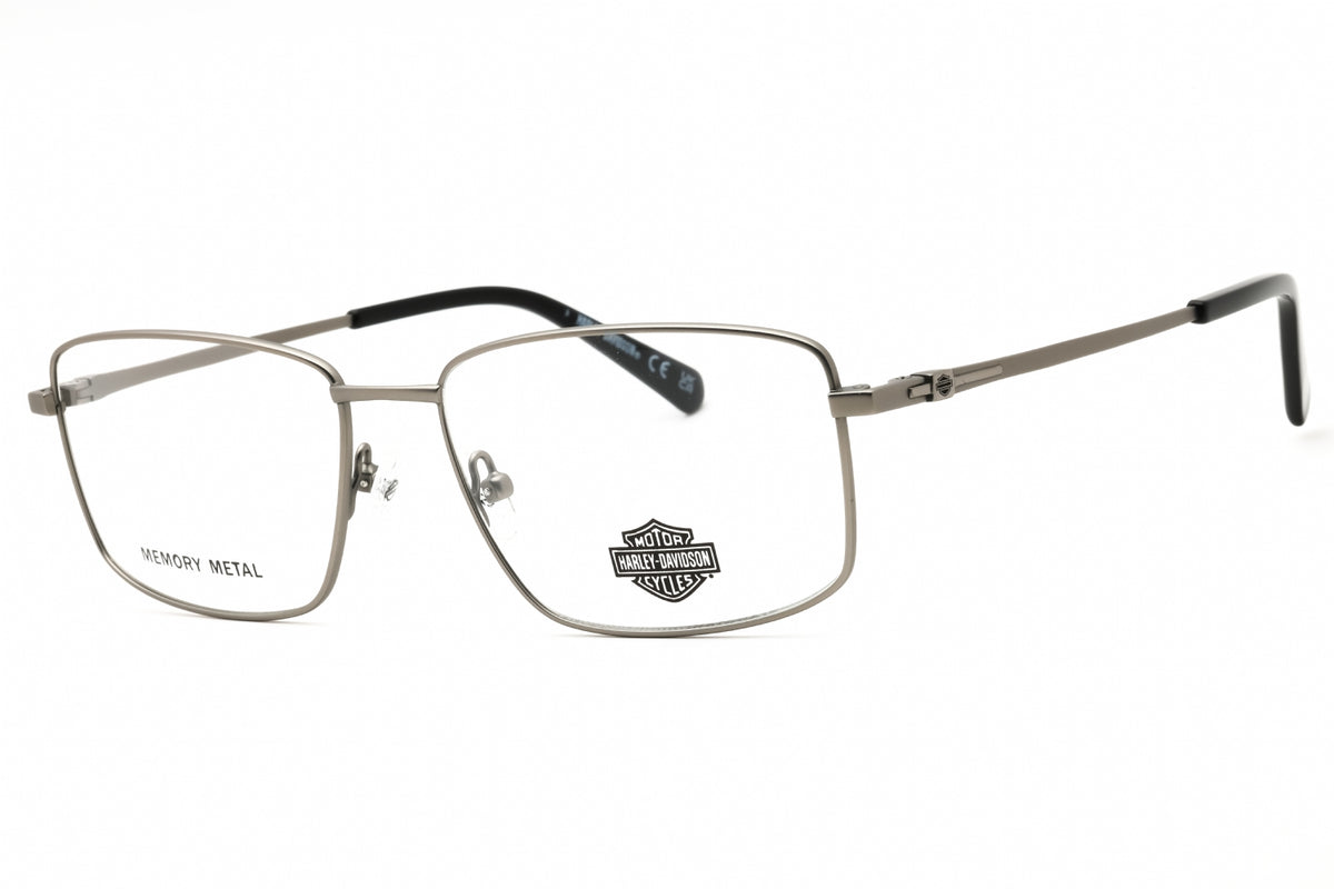Harley Davidson HD50027-011 matte light nickeltin Rectangular Eyeglasses 57mm