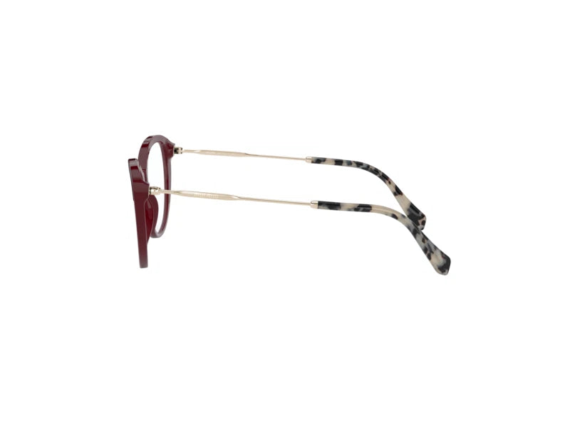 Miu Miu 0MU02SV-USH1O1-53 Bordeaux Square EYEGLASSES 0mm Eyeglasses
