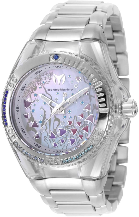 TechnoMarine TM-125005 TM-125005 Watch - White Dial Stainless Steel Band