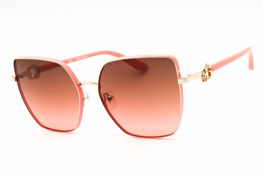 Guess GU7790-S-32F sunglasses in gold frame with gradient brown lenses