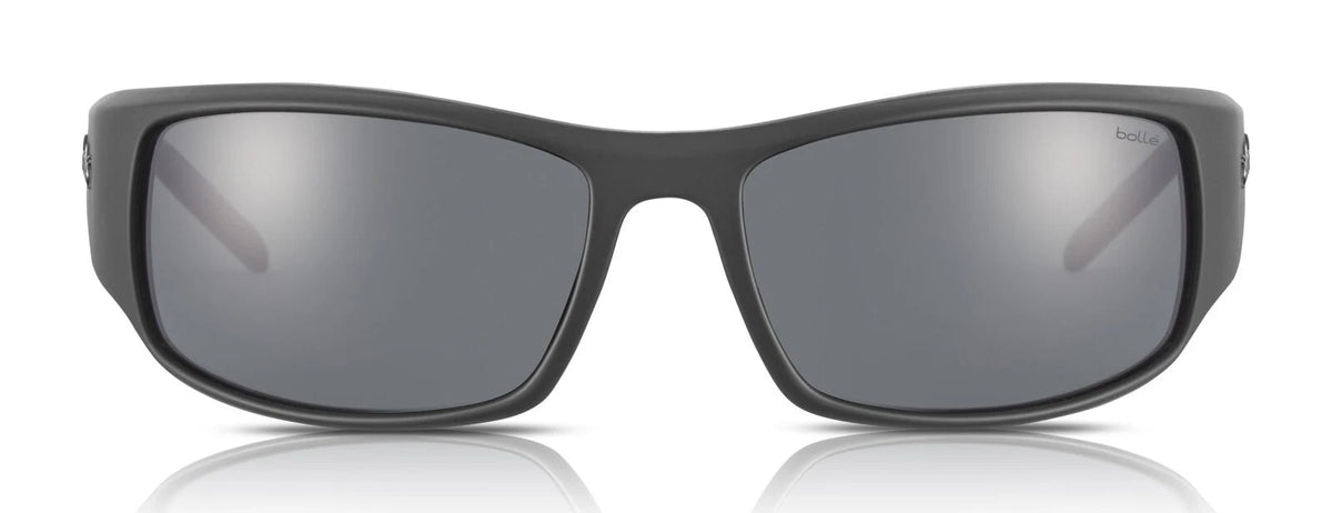 Bolle 12573 Black Matte Rectangular Sunglasses 63mm Sunglasses