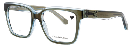 Calvin Klein Jeans CKJ24619-300-53 TRANSPARENT GREEN  Men's Eyeglasses 53mm