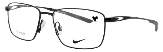 Nike 6046-001-55 SATIN BLACK  Men's Eyeglasses 55mm