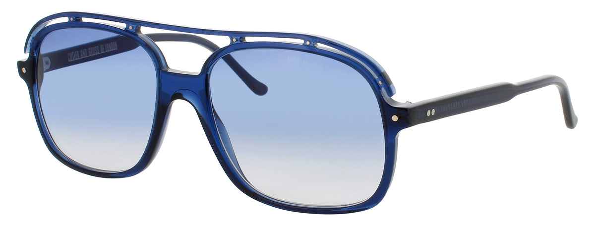 Cutler And Gross CGSN-1376-59-02 CLASSIC NAVY BLUE  Women's Sunglasses 59mm Sunglasses