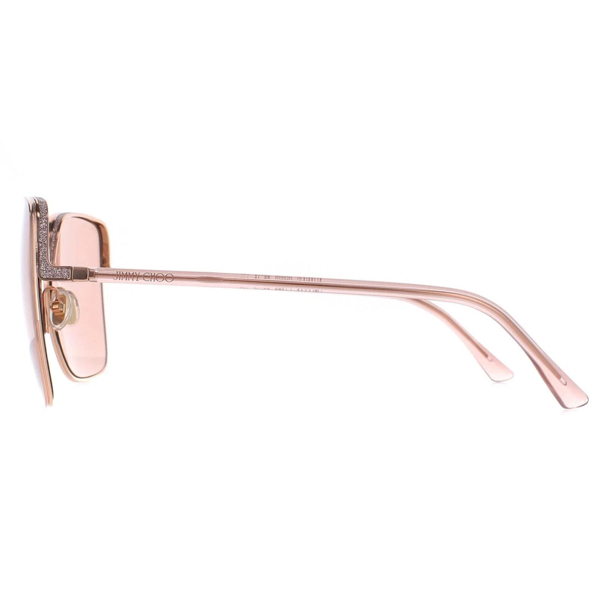 Jimmy Choo 0ALIANA-S-PY3-59 Gold Square SUNGLASSES 59mm Sunglasses