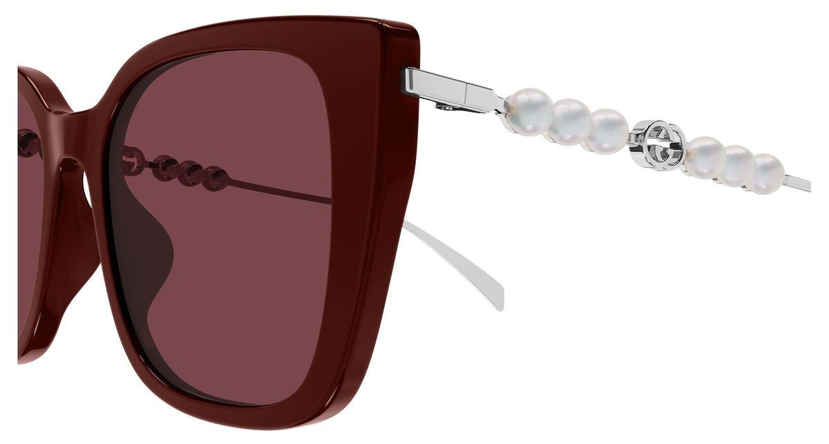 Gucci GG1971SA-004 sunglasses in pink frame with red lenses