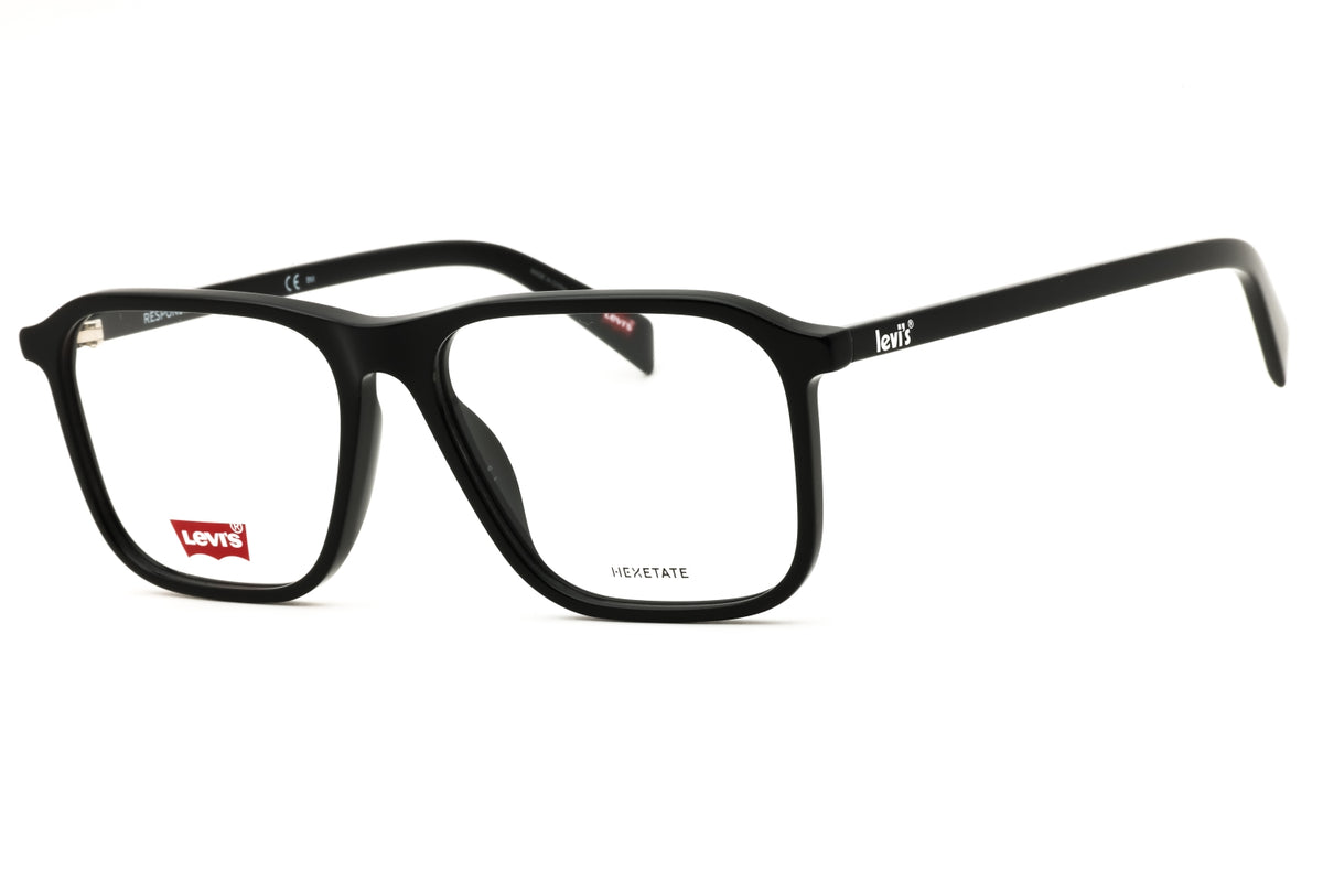 Levis LV 1035-0807 00 BLACK Rectangular Eyeglasses 54mm