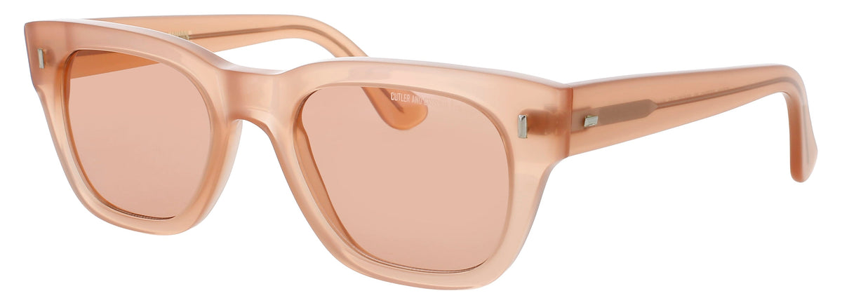 Cutler And Gross CGSN-0772V2-52-03 OPAL PEACH  Unisex Sunglasses 52mm Sunglasses