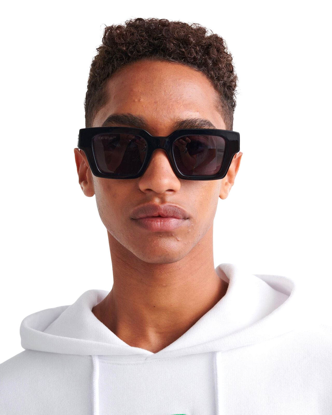 Off-White Virgil Black Dark Grey 50mm New Sunglasses