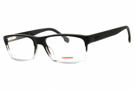Carrera CARRERA-8852-08A eyeglasses in black grey frame with clear lenses