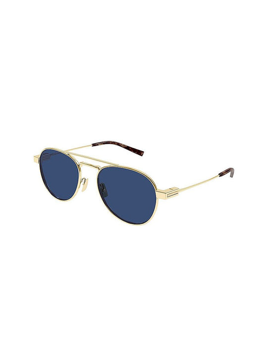 Yves Saint Laurent SL 708-005 Gold Oval Sunglasses 54mm Sunglasses