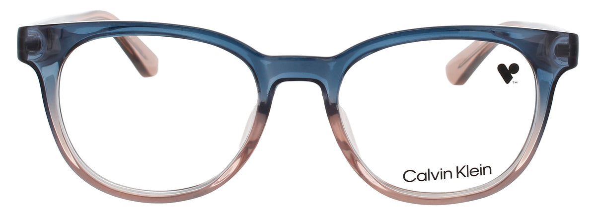 Calvin Klein CK24522-N-539-50 BLUE / BROWN  Unisex Eyeglasses 50mm Eyeglasses