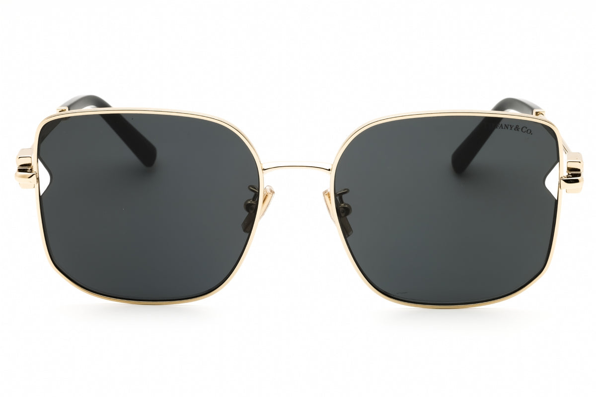 Tiffany 0TF3105D-6021S4 Pale Gold Rectangular Sunglasses 58mm Sunglasses