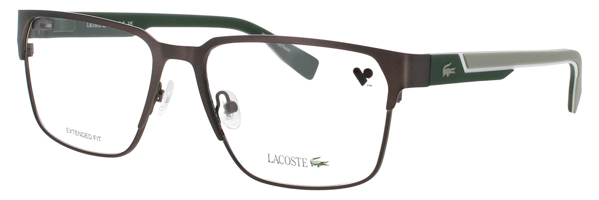 Lacoste L2306-N-035-58 MATTE DARK GUNMETAL  Men's Eyeglasses 58mm Eyeglasses