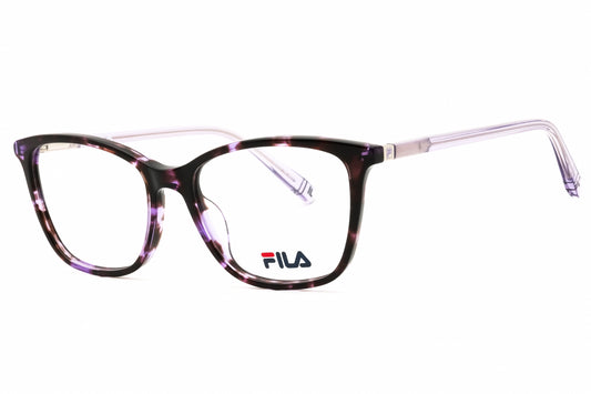 FILA VFI396-09SJ eyeglasses in purple havana frame with clear lenses