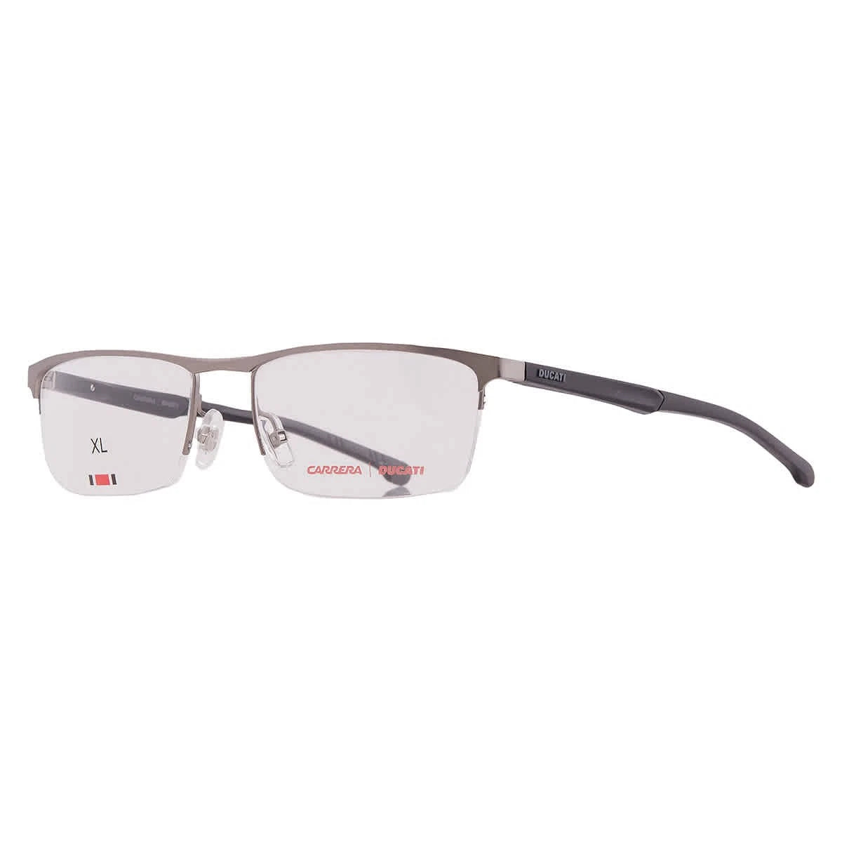 Carrera Ducati CARDUC009-5MO-57 Matte Dark Ruthenium Black Rectangular Eyeglasses 57mm Eyeglasses