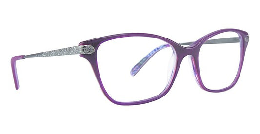 Vera Bradley VB-EMMA-LILAC-TAPESTRY 52mm New Eyeglasses