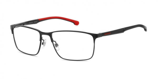 Carrera CARDUC-014-58 OIT BLACK RED Rectangle Eyeglasses 58mm Eyeglasses