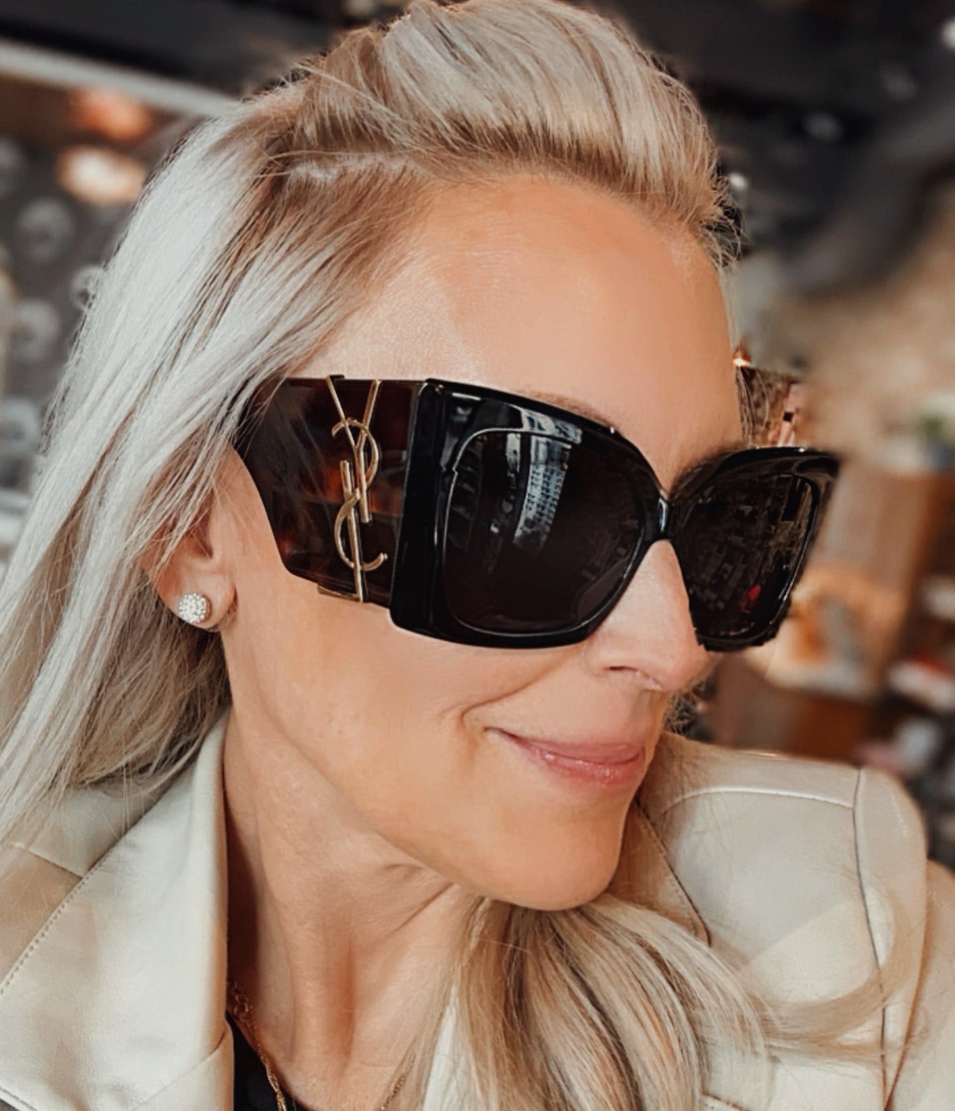 Yves Saint Laurent SL-M119-BLAZE-003-54 54mm New Sunglasses