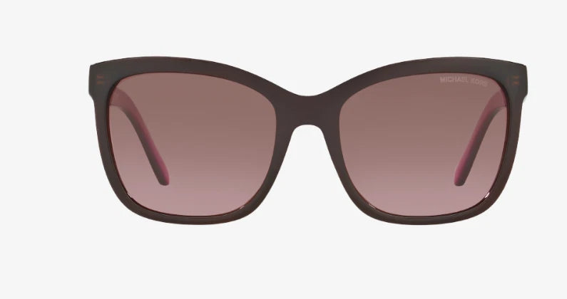 Michael Kors 0MK6031-311214-56 Pink Tortoise Rectangle SUNGLASSES 44mm Sunglasses